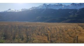 Patagónia: Propriedade na estrada para o Rio Ibañez